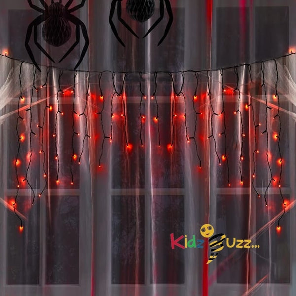 Haunted House Halloween 100 LED Curtain Light