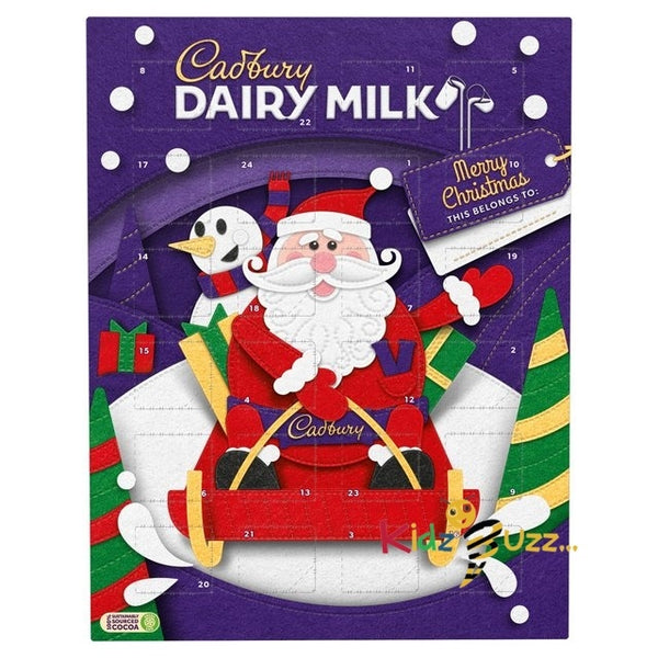 Cadbury Dairy Milk Advent Calendar 90G Pack Of 4