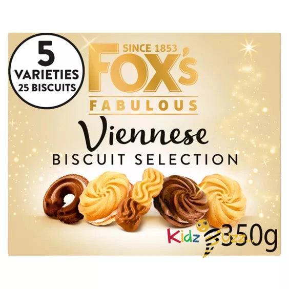 Fox's Fabulous Viennese Biscuit Selection 350G Pack Of 2