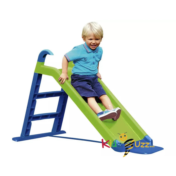 Chad Valley 4ft Kids Garden Slide - Green and Blue