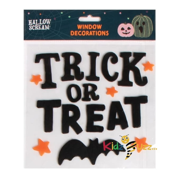 Halloween spirit with our easy to use Halloween Gel Window Decorations Pack Of 2