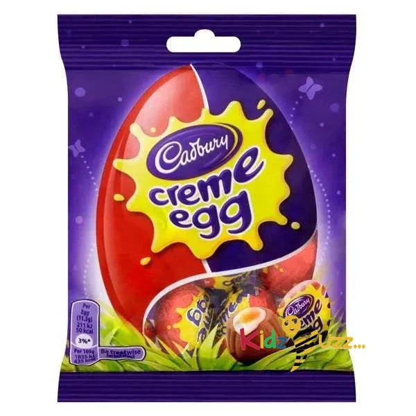 Creme Eggs Mini Egg- For Easter Egg Hunt Mini Eggs Bag 78g - Pack of 2