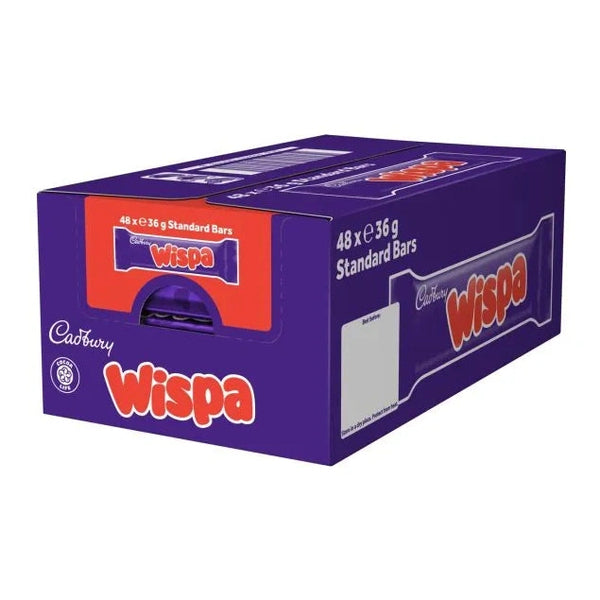 Wispa Chocolate Bar 48 X 36g (Pack Of 10 Full Box)