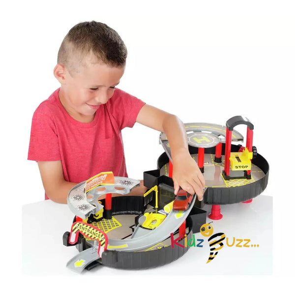 Chad Valley Wheel Car Garage - includes 1 Toy Car For Boys