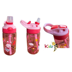 Water Bottle Pink Bunny 480ml