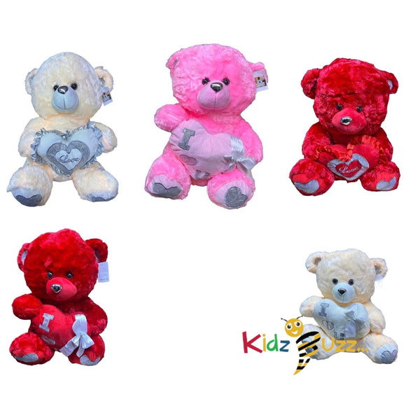 Teddy Bear With Love Heart Soft Toy Gift With Light/ Music Best Gift Toy