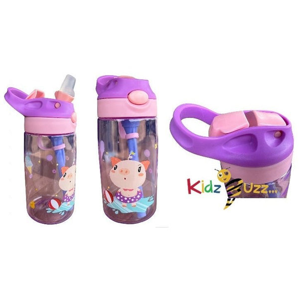 Water Bottle Pink Pig 480ml