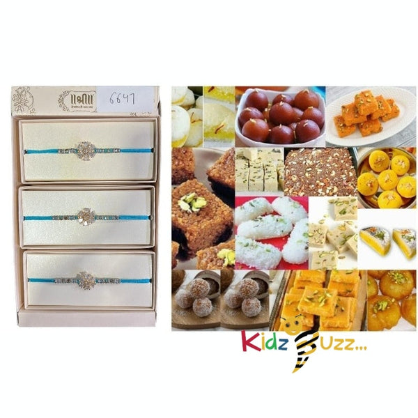 Rakhi Special Premium Mixed Mithai & New Rakhi For Loving Brother Hindu Festival