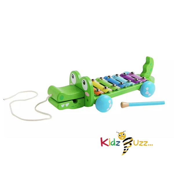 Chad Valley Crocodile Xylophone For Kids