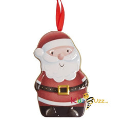 3 X Milk Chocolate Coins Tin 35g - Santa Claus Biscuit Tin Xmas Party Gift