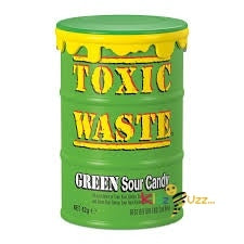 Toxic Waste 42g - Green Sour Candy Tubs Pack Of 12