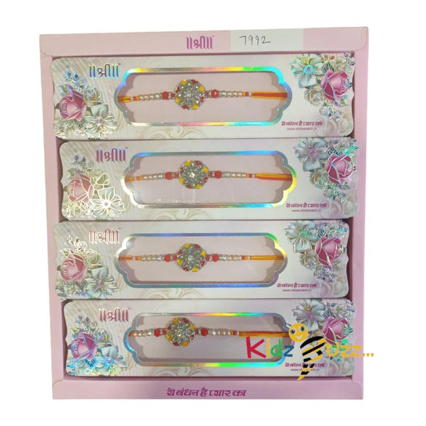 Shri Rakhi 7992-Designer Rakhi for Brother Traditional Rakhi Set for Brother