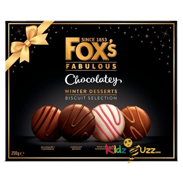 Fox's Fabulous Chocolatey Winter Desserts Biscuit Selection 250g Pack Of 4