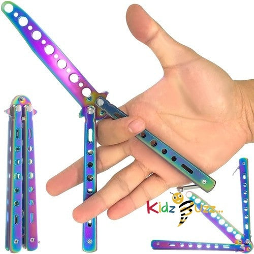 Butterfly Trainer Knife - Rainbow