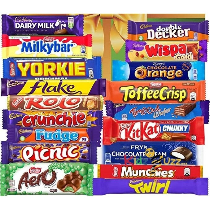 Cadbury Wispa Gold Chocolate Bar Gift Box Hamper Selection 