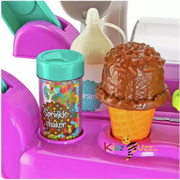 Chad Valley Pretend And Play Ice Cream Stall For Kids