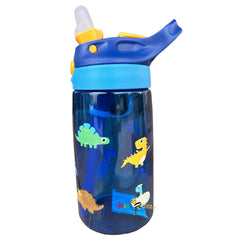 Water Bottle Blue Dinosaur 480ml