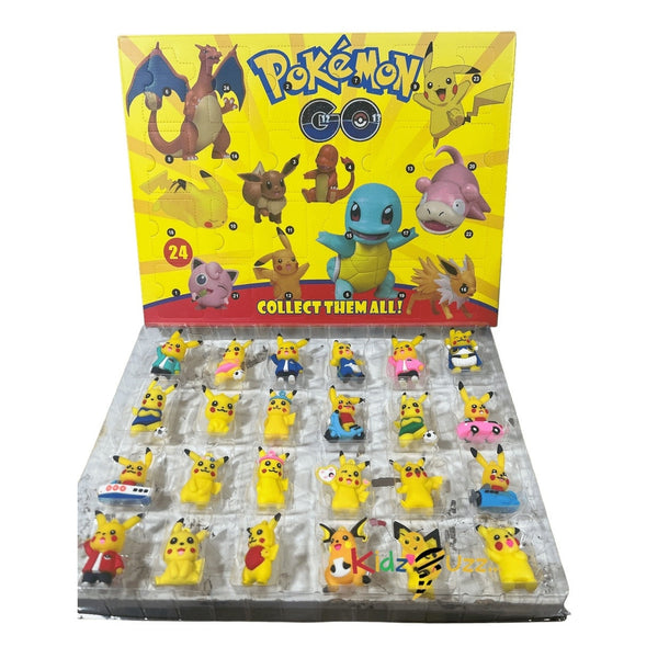 24pcs Pokemon Christmas Advent Calendar Blind Box Home Décor Kid Xmas Gift