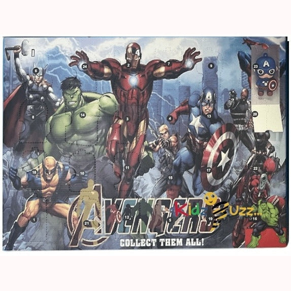 24pcs Avenger Christmas Advent Calendar Blind Box Home Décor Kid Xmas Gift