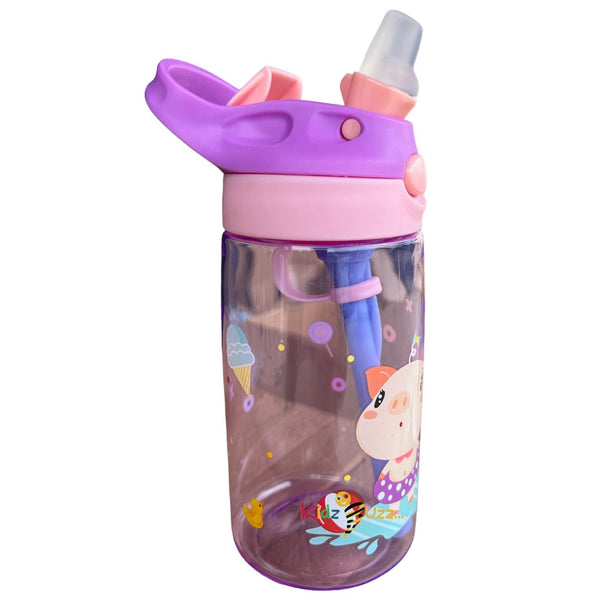 Water Bottle Pink Pig 480ml