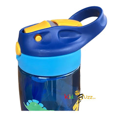 Water Bottle Blue Dinosaur 480ml