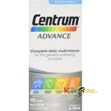 Centrum Advanced Vitamins 100 Count Pack of 3 - Multivitamins For Adult