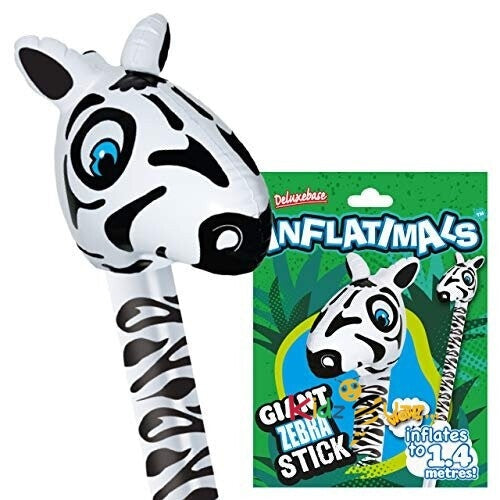 Giant Zebra Inflatimals Stick- Animal Blow Up Toy,Perfect Inflatable Party Gifts - kidzbuzzz