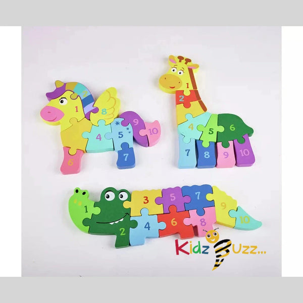 Chad Valley Wooden Animal Kids Jigsaw Puzzle For Kids