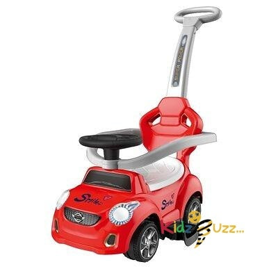 Funny Smile Car- Kids Ride On Push Car - kidzbuzzz