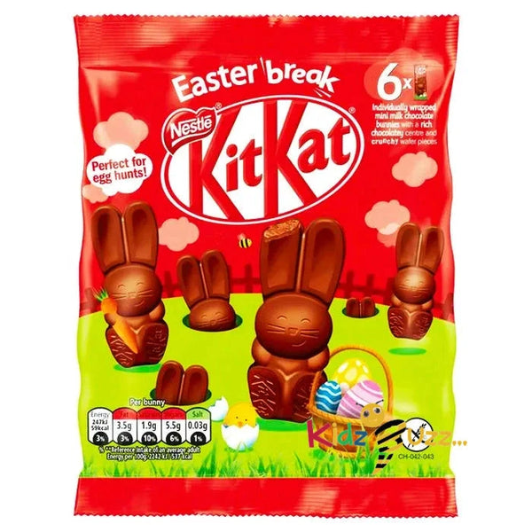 Kit Kat Bunny Milk Chocolate Easter Figure Sharing Bag 55g Pack of 4