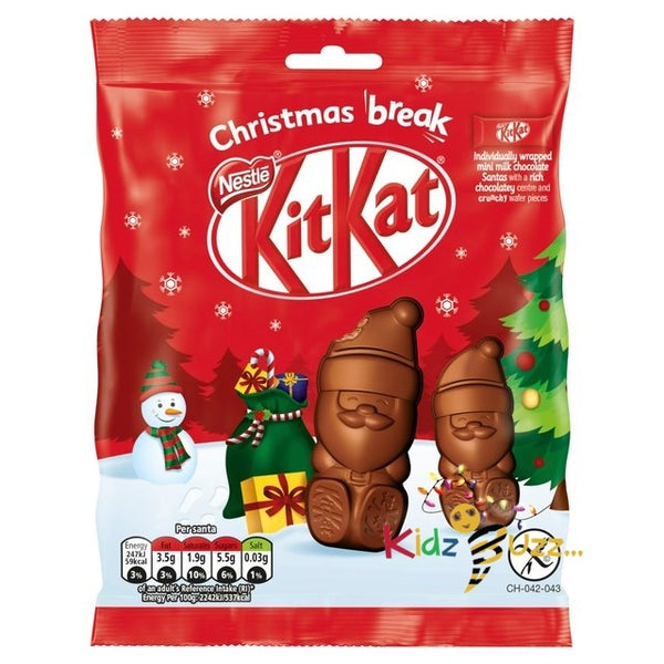 Kit Kat Santa Milk Chocolate Sharing Bag 55G Pack Of 5