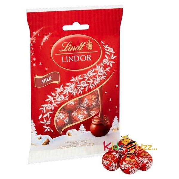 Lindt Lindor Mini Milk Chocolate Truffles 80G Pack Of 6