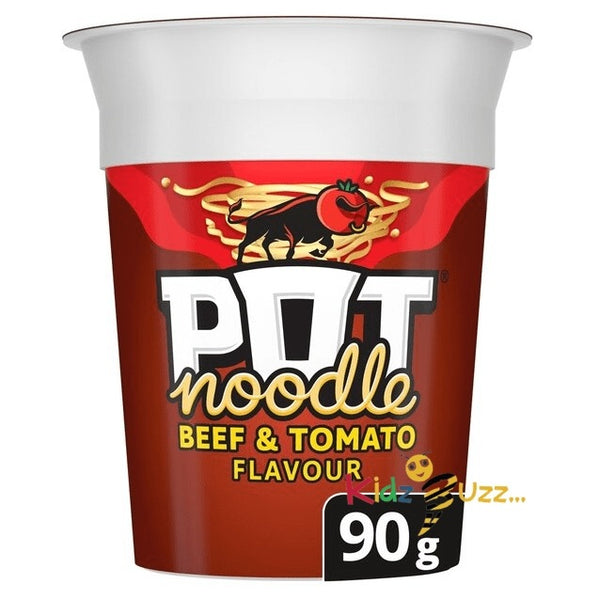 Pot Noodle Beef & Tomato 90g x 10 Noodles