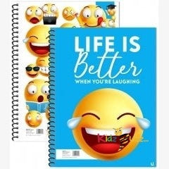 Emoji Spiral Notebook 20x28cm