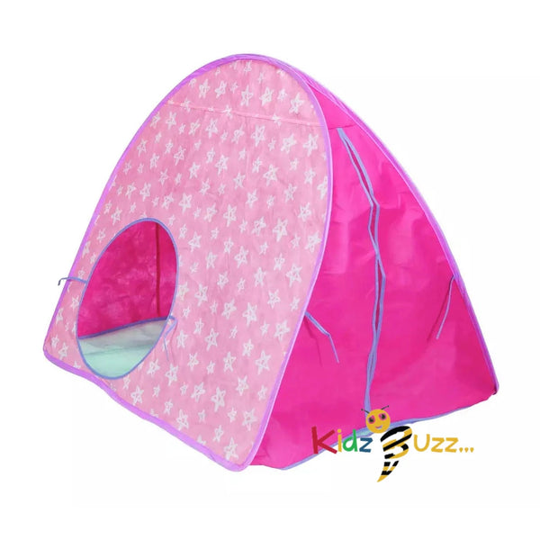 Chad Valley Pink Stars Baby Sensory Pop Up Play Tent