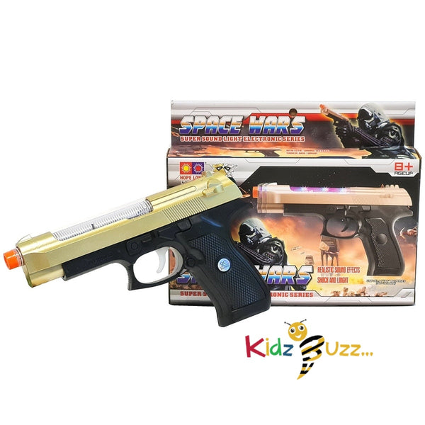 Space War Gun For Kids - Light & Sound Gun