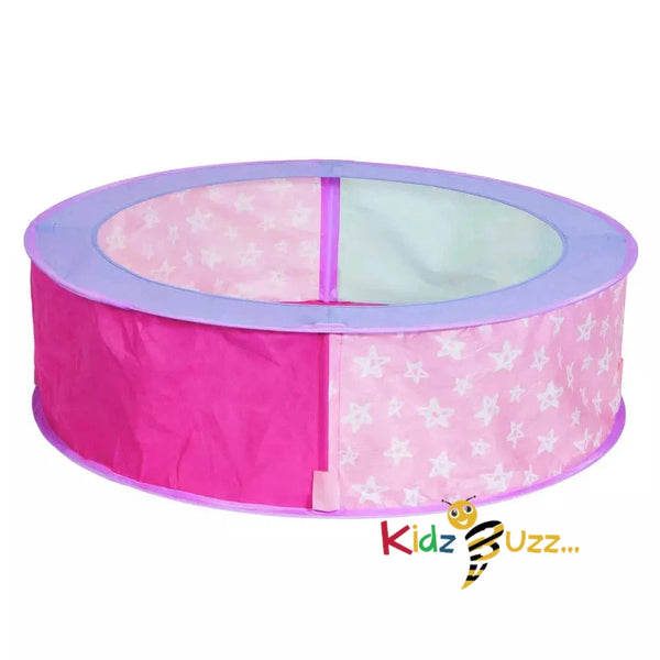 Chad Valley Pink Stars Baby Sensory Pop Up Ball Pit