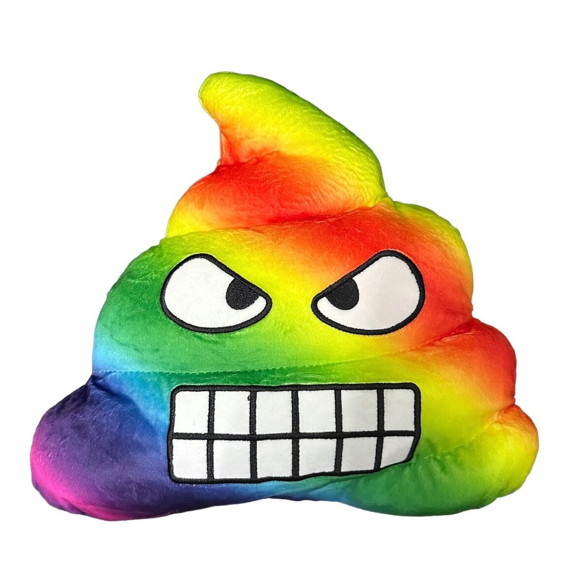 Rainbow Poo Emoji Emotion Pillow Stuffed Plush Cushion | kidzbuzzz