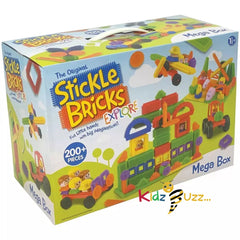 Stickle TCK14000 Bricks Big Builder Construction Set - Includes over 200 Pieces, Inspire Creativity and Motor Skills, Safe and Durable Construction Toy, Convenient Storage, Suitable for Ages 18 Months+