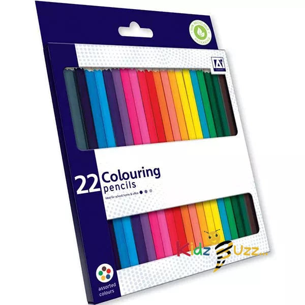 Coloring Pencils Assorted Colours 22 PACK (Pack Of 3)