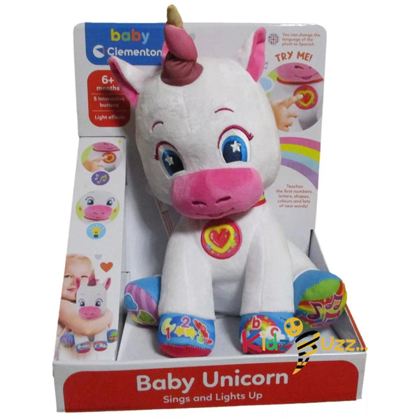 Baby Clementoni Baby Unicorn: With Lots Of Sounds & Light Effects