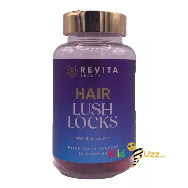 Revita Hair Lush Locks with Biotin and Zinc- 60 Gummies