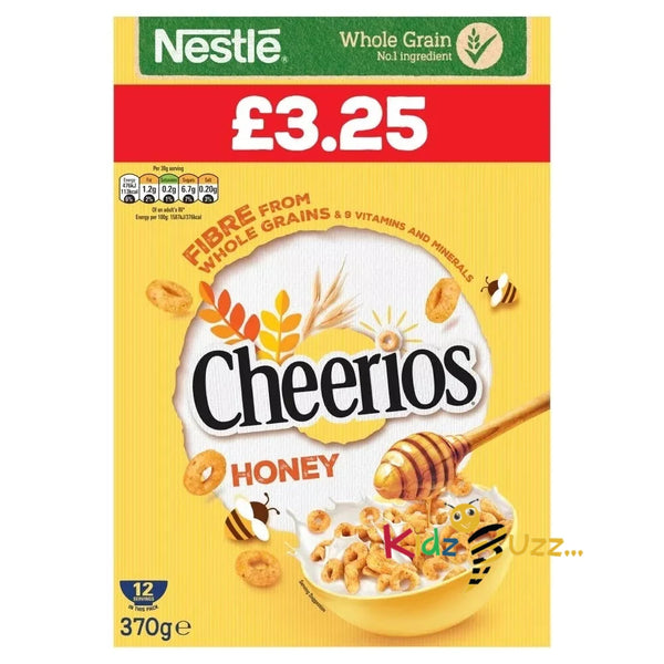 Nestle Honey Cheerios Wholegrain PM £3.25 370G X 2