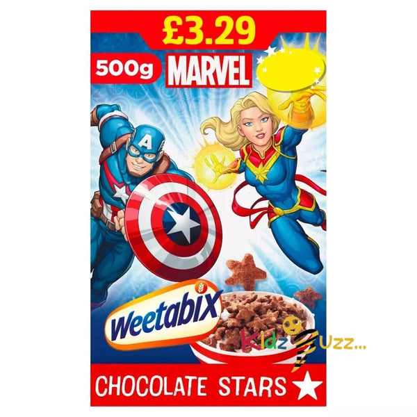 Weetabix Marvel Chocolate Stars 500g X 2 PMP £3.29