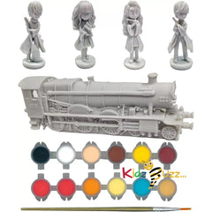 Paint Your Own Harry Potter Hogwarts Express Train & Movie Character Models Set