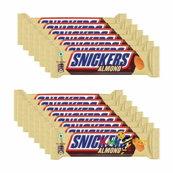 Snickers Almond Bar Chocolate Bar - 45gm Smooth & Creamy Limited Edition