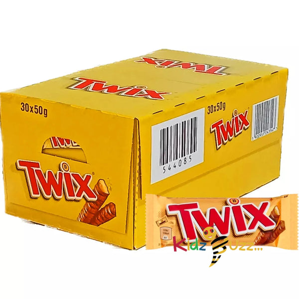 Twix Standard Twin Chocolate Bars 30 x 50g BB : Nov, 2024