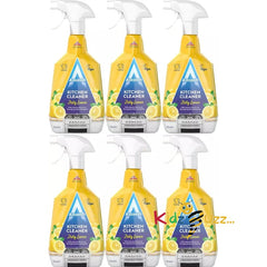 Astonish Kitchen Cleaner 750 ml Pack of 6 | Zesty Lemon