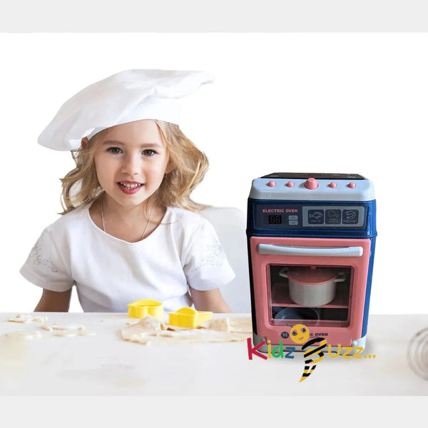 Kids Microwave Oven Toy Role Play Kitchen Set