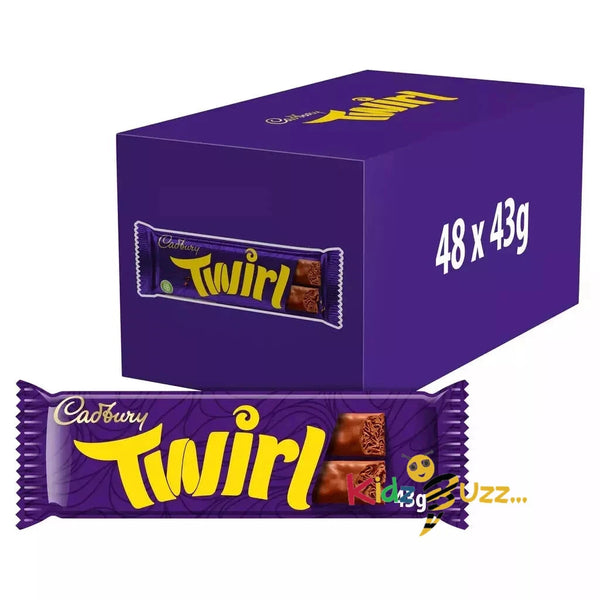 Cadbury Twirl Chocolate Bar Pack of 3 Box